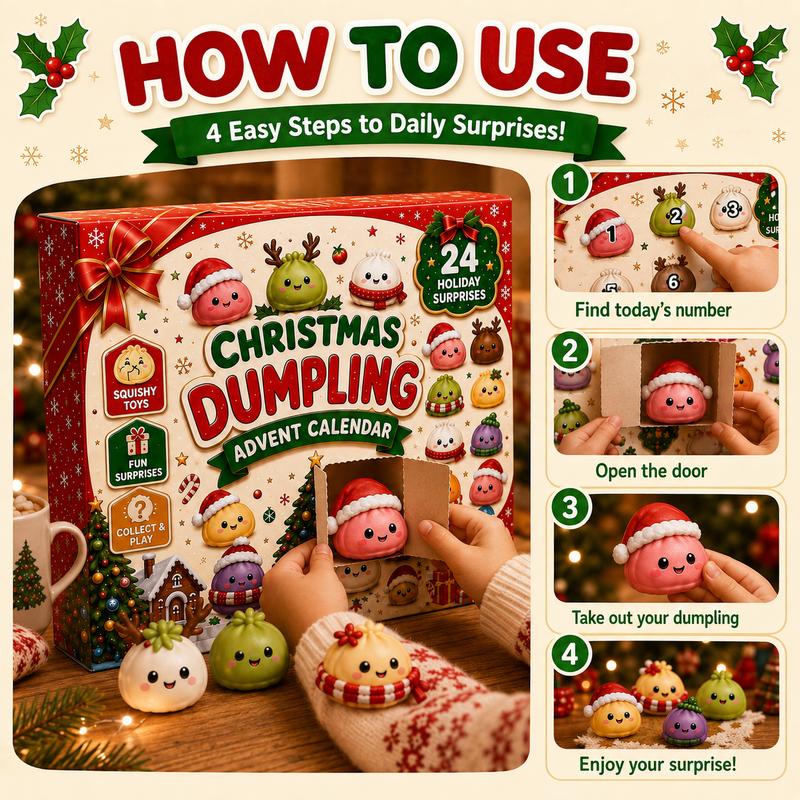 TheDollzy Christmas Mini Squishies Advent Calendar