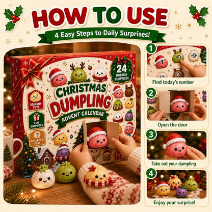 TheDollzy Christmas Mini Squishies Advent Calendar